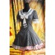 Black White Strips Sailor Lolita Dress