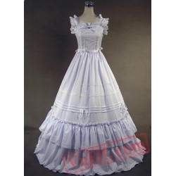 White Victorian Style Loita Dress