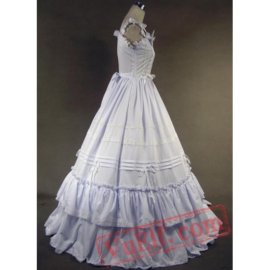 White Victorian Style Loita Dress