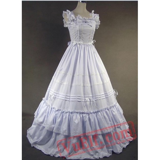 White Victorian Style Loita Dress