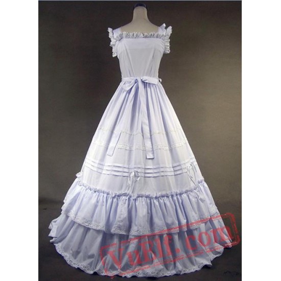 White Victorian Style Loita Dress