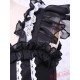 Black Sleeveless Bandage Lace Cotton Gothic Lolita Dress