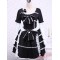 Black Cotton Gothic Lolita Dress