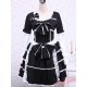 Black Cotton Gothic Lolita Dress