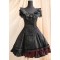 Black Gothic Style Lolita One Piece Dress from Infanta