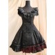 Black Gothic Style Lolita One Piece Dress from Infanta