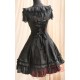 Black Gothic Style Lolita One Piece Dress from Infanta