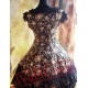 Classic Black Roses Lolita Dress JSK