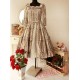 Half Sleeves Long Cotton Lolita Dress