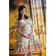 Cotton Floral Prints Lolita Short Sleeves Dress