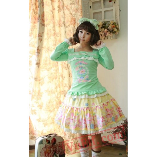 Infanta Candy Time Printed Lace Lolita Dress