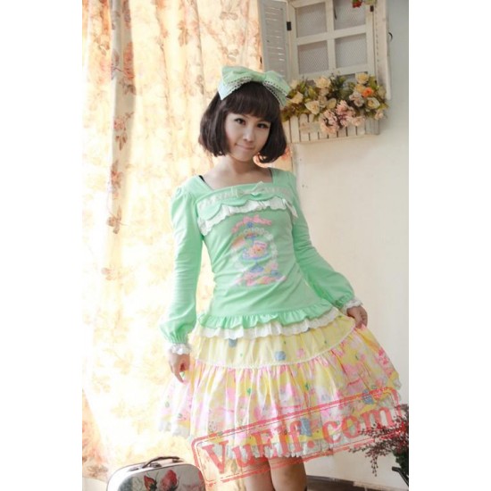 Infanta Candy Time Printed Lace Lolita Dress