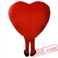 Red Heart Mascot Costume
