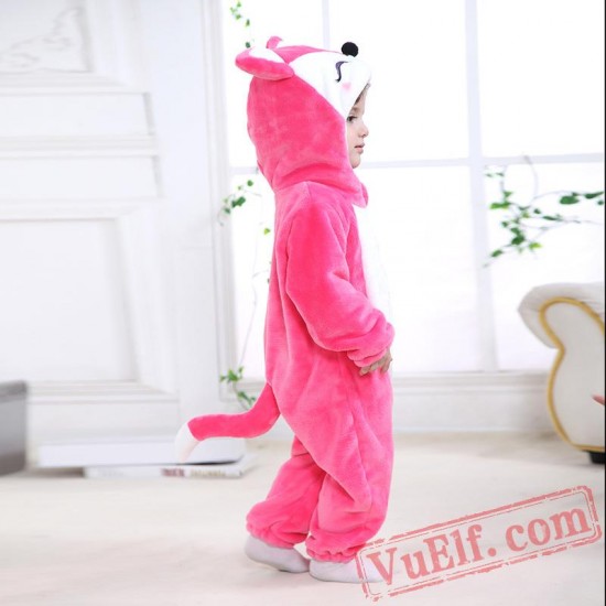 Baby Cute Red Fox Kigurumi Onesie Costume