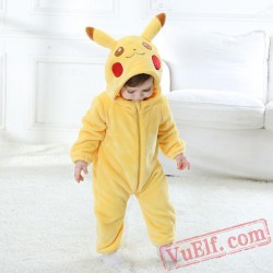 Baby Pikachu Kigurumi Onesie Costume