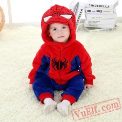 Baby Spiderman Kigurumi Onesie Costume