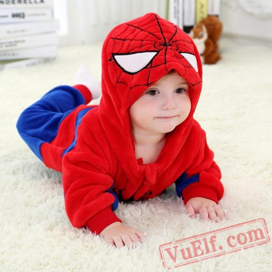 Baby Spiderman Kigurumi Onesie Costume