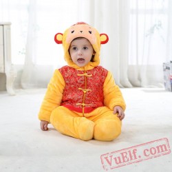 Baby Monkey Kigurumi Onesie Costume