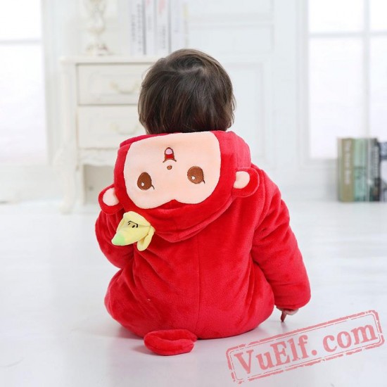 Baby Monkey Kigurumi Onesie Costume