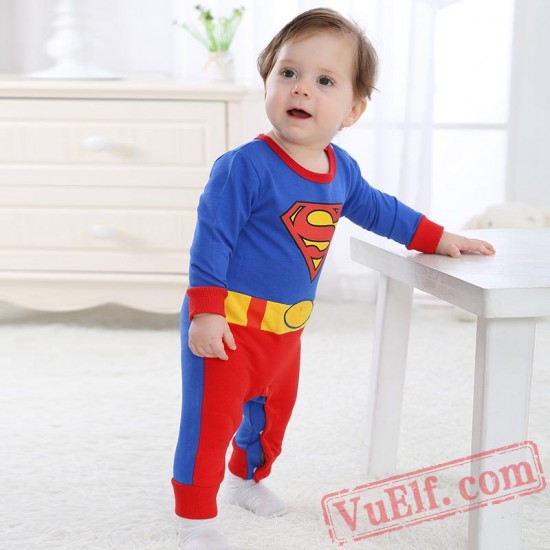 Baby Superman Kigurumi Onesie Costume