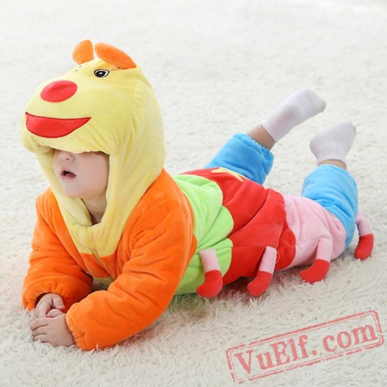 Baby Caterpillar Kigurumi Onesie Costume