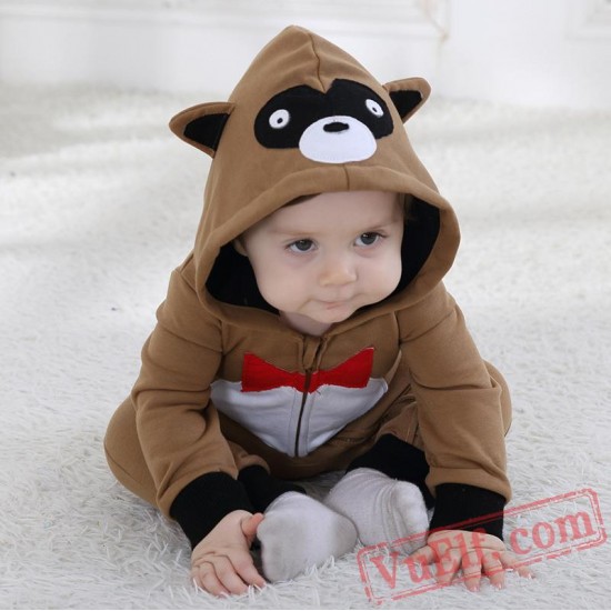 Baby Cute Raccoon Kigurumi Onesie Costume