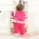 Baby Rose Red Flowers Kigurumi Onesie Costume