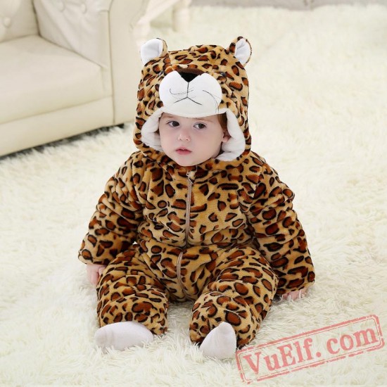 Baby Leopard Kigurumi Onesie Costume