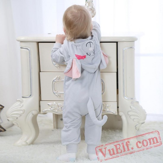 Baby Cute Elephant Kigurumi Onesie Costume