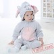 Baby Cute Elephant Kigurumi Onesie Costume