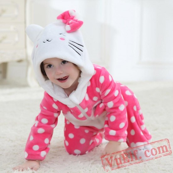 Baby Cute Little Kitten Kigurumi Onesie Costume