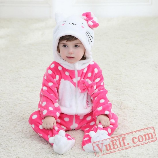 Baby Cute Little Kitten Kigurumi Onesie Costume