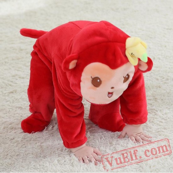 Baby Monkey Kigurumi Onesie Costume