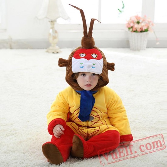 Baby Monkey Kigurumi Onesie Costume