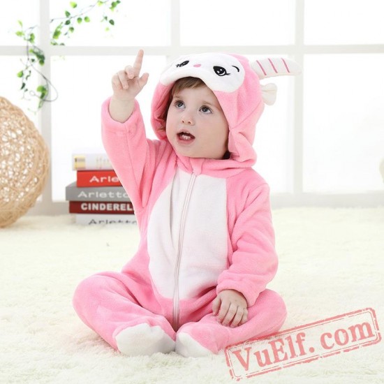 Baby Cute Sheep Kigurumi Onesie Costume