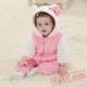 Baby Pink Cat Kigurumi Onesie Costume