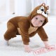 Baby Squirrel Kigurumi Onesie Costume