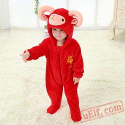 Baby Cute Sheep Kigurumi Onesie Costume