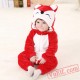 Baby Cute Red Fox Kigurumi Onesie Costume