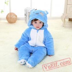 Baby Blue Puppy Kigurumi Onesie Costume
