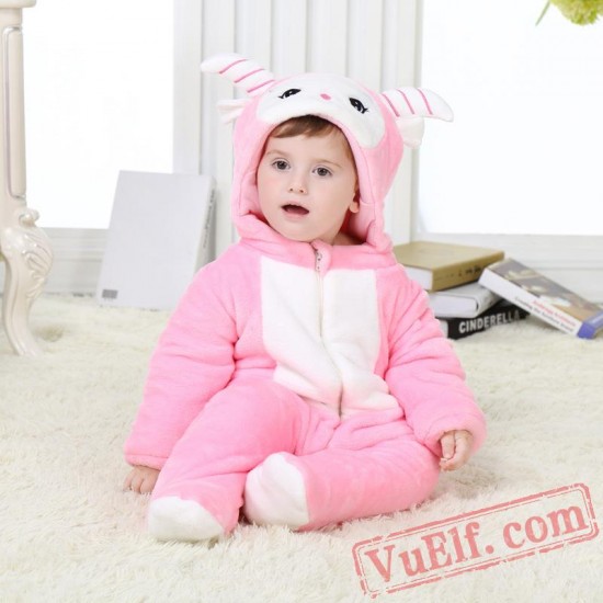 Baby Cute Sheep Kigurumi Onesie Costume