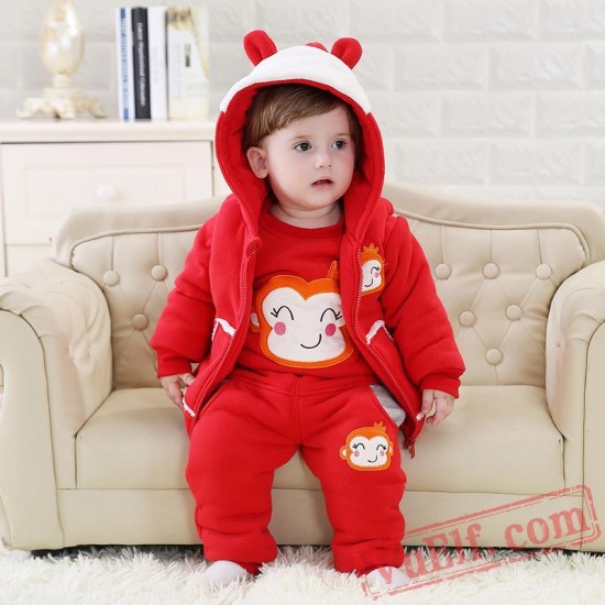 Baby Monkey Kigurumi Onesie Costume