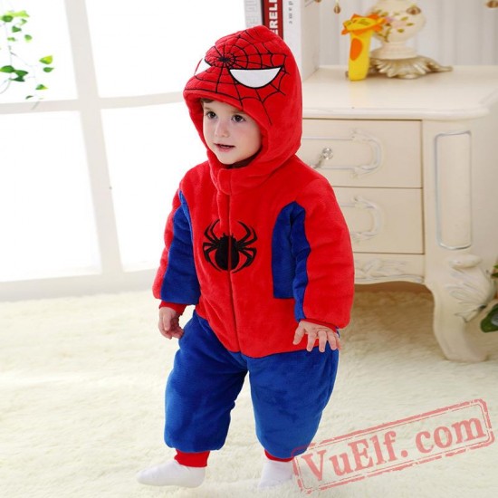 Baby Spiderman Kigurumi Onesie Costume