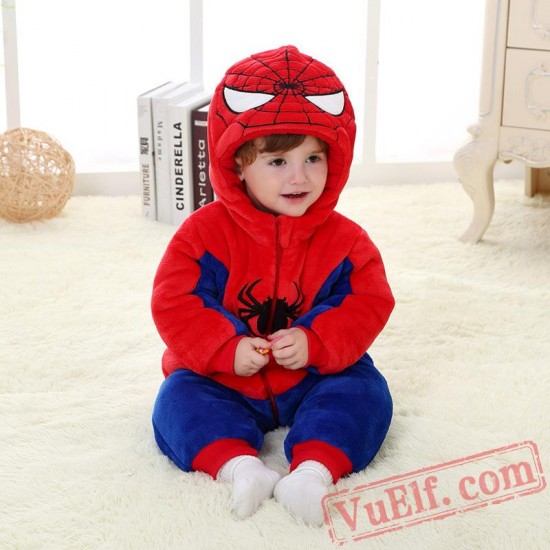 Baby Spiderman Kigurumi Onesie Costume