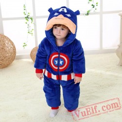 Baby US Captain Kigurumi Onesie Costume