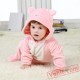 Baby Pink Bear Kigurumi Onesie Costume