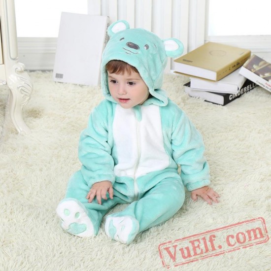 Baby Green Puppy Kigurumi Onesie Costume