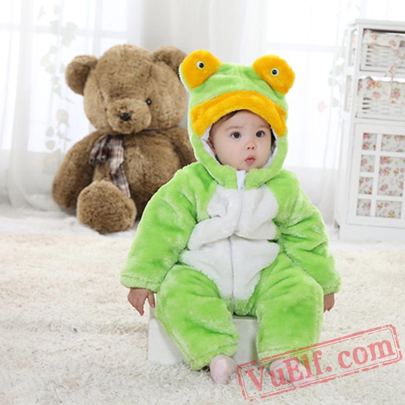 frog onesie baby