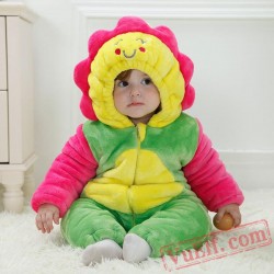 Baby Sunflower / Strawberry Kigurumi Onesie Costume