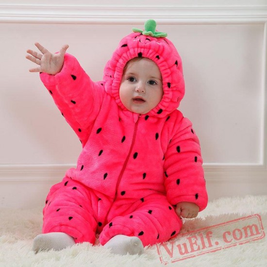 Baby Sunflower / Strawberry Kigurumi Onesie Costume